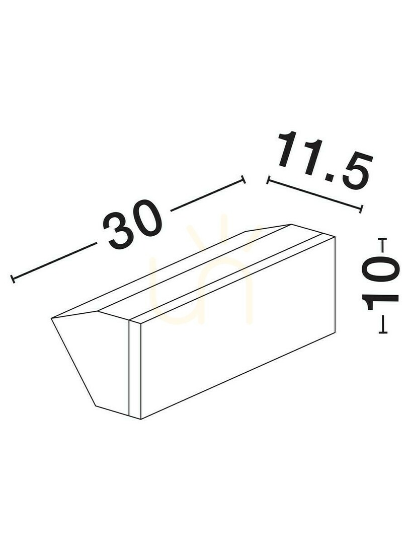 Utsikt AMARETE vägglampa för utomhusbruk från Luces Exclusivas LE73783 AMARETE vägglampa för utomhusbruk från Luces Exclusivas LE73783