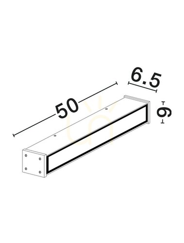 Kontrollera BAUTISTA Luces Exclusivas vägglampa för utomhusbruk LE73777