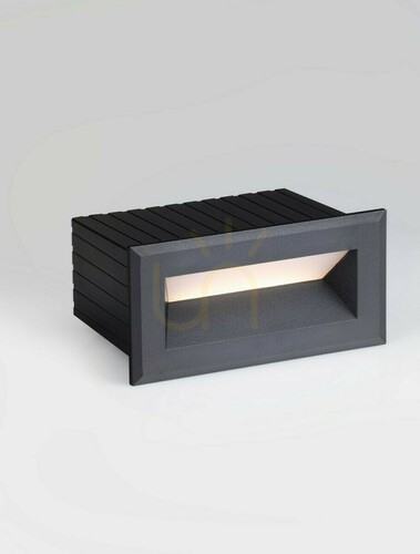 Kontrollera Luces Exclusivas CLEMENTE LE73772 infälld väggarmatur för utomhusbruk, mattsvart, LED 1 W 3000 K