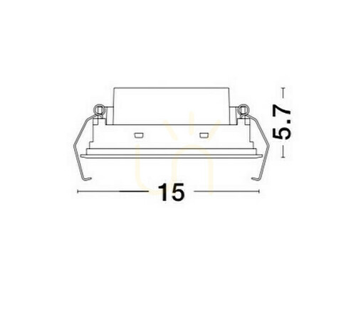 Kontrollera CALINDA Luces Exclusivas taklampa LE65122