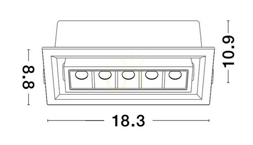 Kontrollera MURELIA Luces Exclusivas taklampa LE65129
