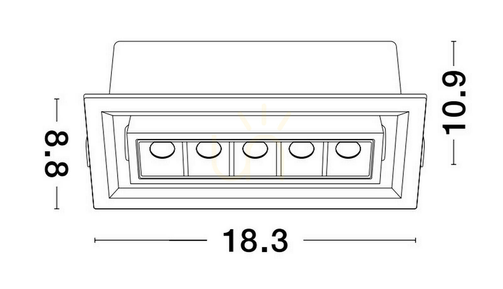 Utsikt MURELIA Luces Exclusivas taklampa LE65129 MURELIA Luces Exclusivas taklampa LE65129