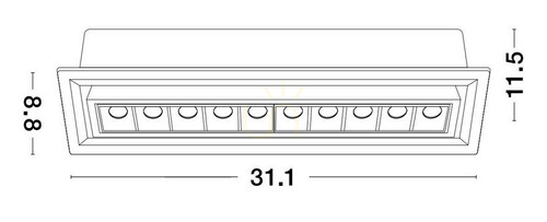 Kontrollera MURELIA Luces Exclusivas taklins LE65130