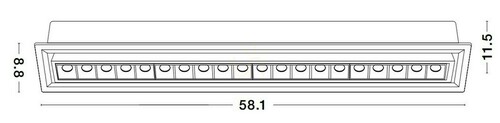 Kontrollera MURELIA Luces Exclusivas taklampa LE65131