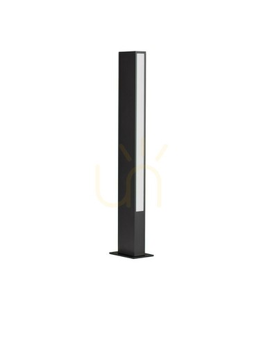Kontrollera Luces Exclusivas CARMIZO LE75107 svart utomhuspollare LED 12 W, 60 cm