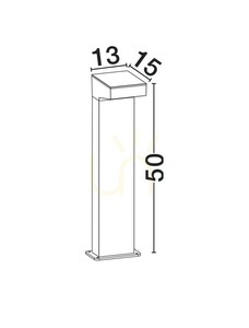 CALMARE Belysningsstolpe från Luces Exclusivas LE75120 3 CALMARE Belysningsstolpe från Luces Exclusivas LE75120 small 3