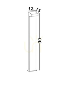 CALMARE Belysningsstolpe från Luces Exclusivas LE75121 small 4