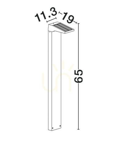Kontrollera DIVANTA Luces Exclusivas Solcellslampa LE75123