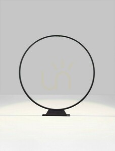Utomhusgolvlampa Luces Exclusivas VINQUESA LE75136 svart LED-ring 60 cm small 1