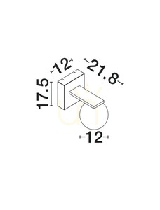 CELANTO vägglampa för utomhusbruk från Luces Exclusivas LE75143 small 2