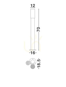 MALONZO Belysningsstolpe från Luces Exclusivas LE75159 small 3