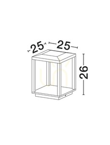 ORVENZA Belysningsstolpe från Luces Exclusivas LE75174 small 3