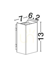 TORENZA vägglampa för utomhusbruk från Luces Exclusivas LE75213 1 TORENZA vägglampa för utomhusbruk från Luces Exclusivas LE75213 small 1