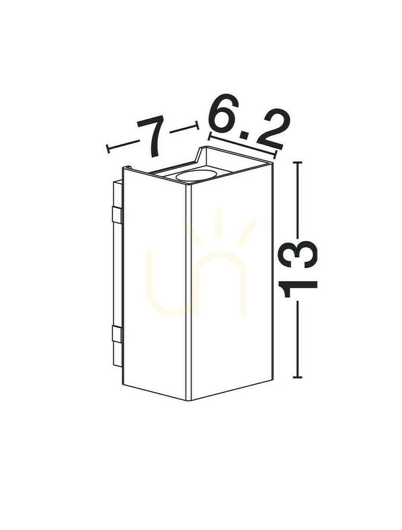 Utsikt TORENZA vägglampa för utomhusbruk från Luces Exclusivas LE75213 TORENZA vägglampa för utomhusbruk från Luces Exclusivas LE75213