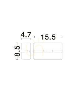 VILLORA Luces Exclusivas vägglampa för utomhusbruk LE75218 small 3