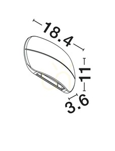 Luces Exclusivas FARDANO LE75227 LED-vägglampa för utomhusbruk, mattsvart, 10 W, 3000 K small 2