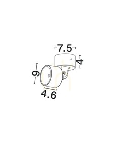 CIMORZA Luces Exclusivas LE75230 LED-vägglampa för utomhusbruk – antracit, 10 W, 3000 K small 3