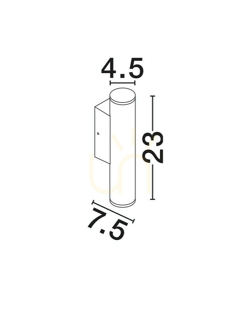 Utsikt TERVONA vägglampa för utomhusbruk från Luces Exclusivas LE75239 TERVONA vägglampa för utomhusbruk från Luces Exclusivas LE75239