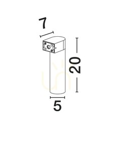 JASTELA Luces Exclusivas vägglampa för utomhusbruk LE75244 small 1
