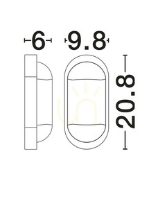 SOVANDO Luces Exclusivas vägglampa för utomhusbruk LE75252 small 3
