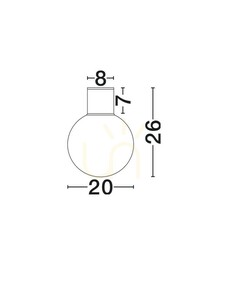 BAZORIA Luces Exclusivas Outdoor Plafonds LE75257 small 3