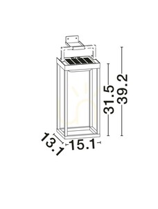 OLVERTO Luces Exclusivas vägglampa för utomhusbruk LE75291 1 OLVERTO Luces Exclusivas vägglampa för utomhusbruk LE75291 small 1