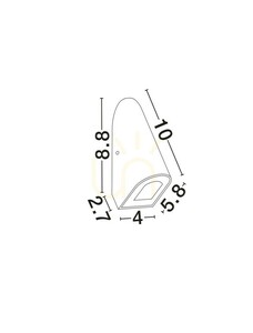 TELVANO vägglampa för utomhusbruk från Luces Exclusivas LE75312 3 TELVANO vägglampa för utomhusbruk från Luces Exclusivas LE75312 small 3