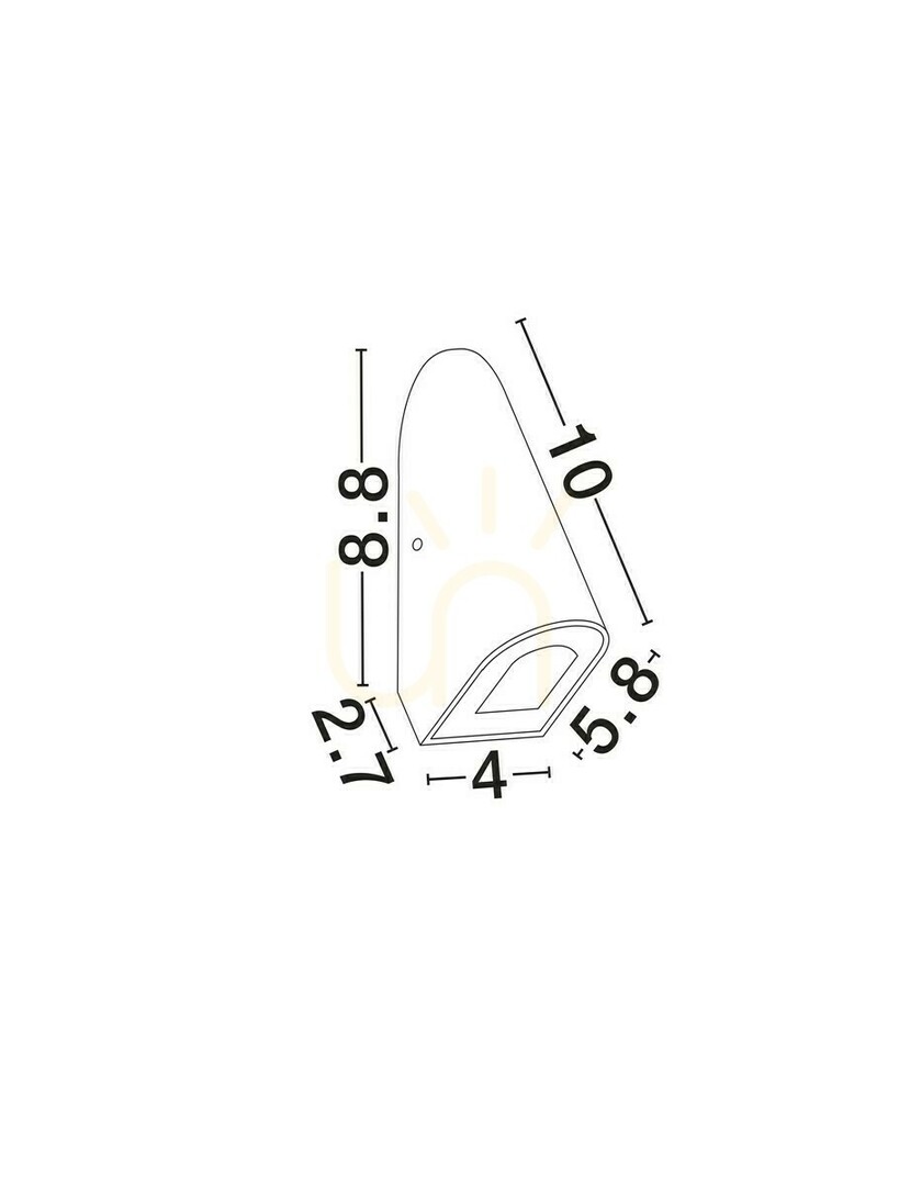 Display TELVANO vägglampa för utomhusbruk från Luces Exclusivas LE75312 TELVANO vägglampa för utomhusbruk från Luces Exclusivas LE75312