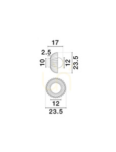 ALMENDA vägglampa från Luces Exclusivas LE45270 small 3