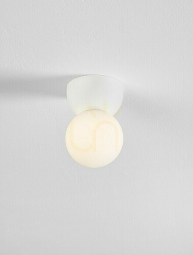 Kontrollera TROSILA taklampa G9 5W vit gips opalglasklot 8 cm LE45293 Luces Exclusivas