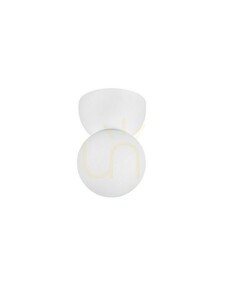 TROSILA taklampa G9 5W vit gips opalglasklot 8 cm LE45293 Luces Exclusivas small 0