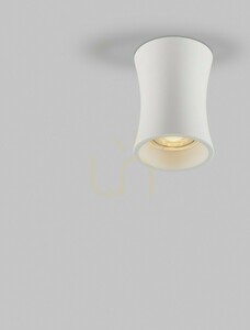 Vit takspot i gips Luces Exclusivas BELVIRO LE45296 1×GU10 small 2
