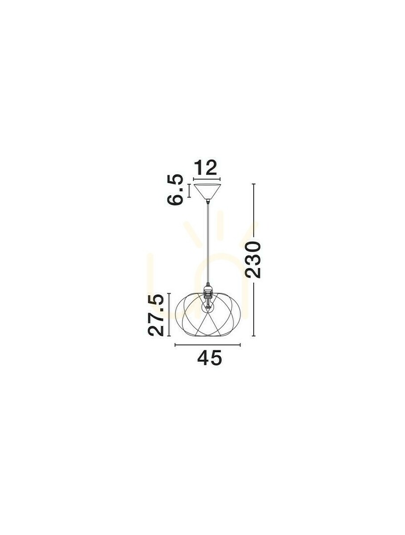 Display REVENDO Luces Exclusivas taklampa LE45315 REVENDO Luces Exclusivas taklampa LE45315