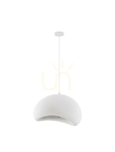 Kontrollera PALINZA pendellampa, vit, 50 cm, E27, Luces Exclusivas LE45317