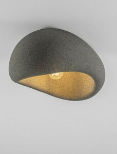 Luces Exclusivas PALINZA LE45328 taklampa i stenform, E27 max. 12 W, grå, 40 x 32 cm small 2