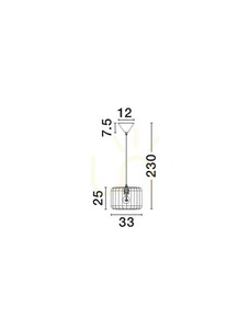 BELUNCA Pendellampa från Luces Exclusivas LE45351 small 3