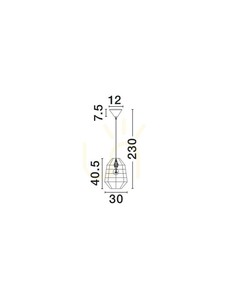 BELRITO Luces Exclusivas taklampa LE45362 small 3