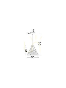 BRONTILA Luces Exclusivas taklampa LE45382 small 3