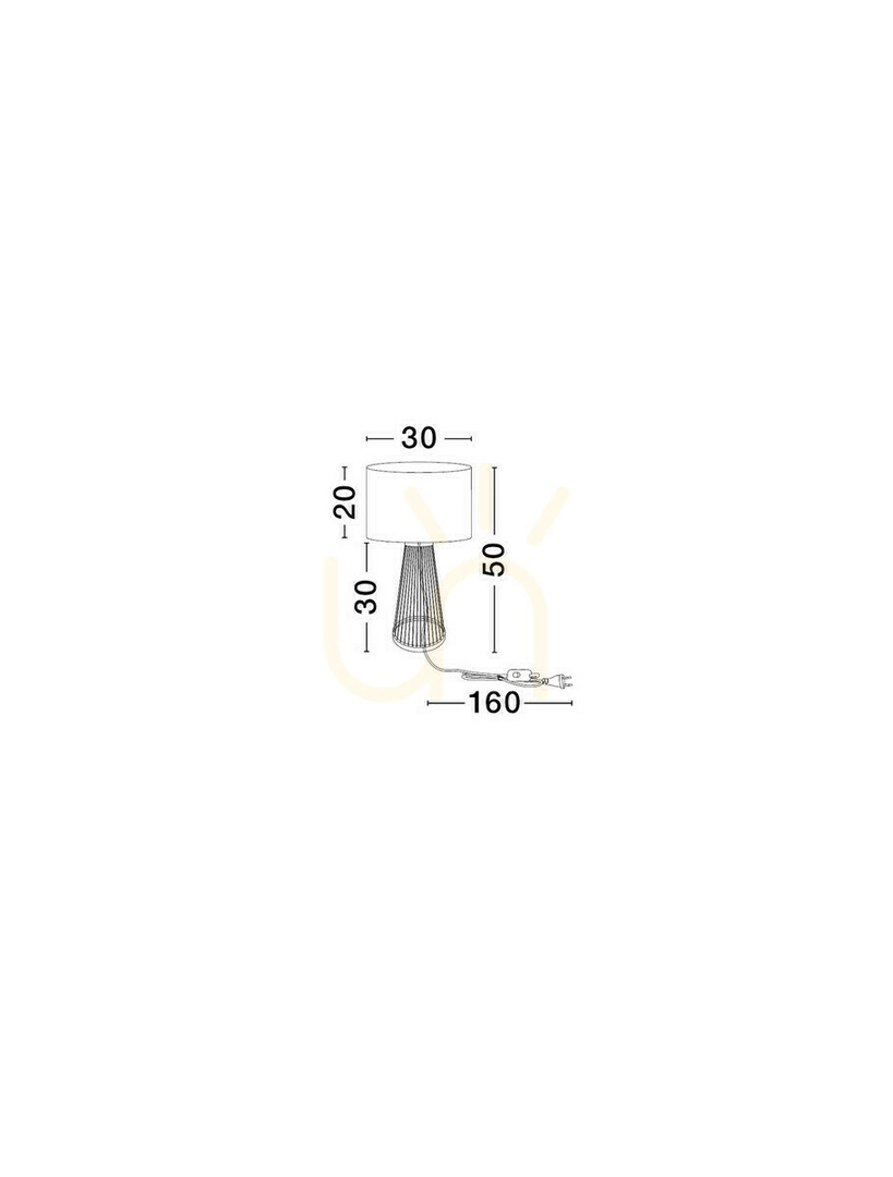 Display UVENZIA Luces Exclusivas Bordslampa LE45384 UVENZIA Luces Exclusivas Bordslampa LE45384
