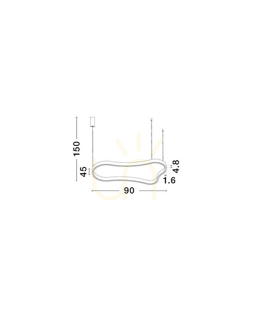 Display VELBANO Luces Exclusivas taklampa LE45414 VELBANO Luces Exclusivas taklampa LE45414