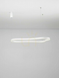Luces Exclusivas VELBANO LE45416 vit LED-pendellampa 61 W 120 cm small 1