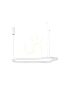 Luces Exclusivas VELBANO LE45416 vit LED-pendellampa 61 W 120 cm small 0
