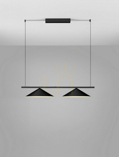 Kontrollera Luces Exclusivas ZOLBINO svart pendellampa LED 24 W LE45423