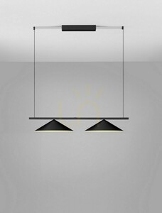 Luces Exclusivas ZOLBINO svart pendellampa LED 24 W LE45423 small 1