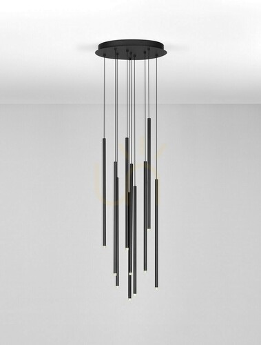Kontrollera Luces Exclusivas NOVENCIO LE45464 svart LED-pendellampa 41 W, 40 cm