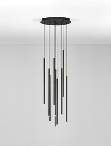 Luces Exclusivas NOVENCIO LE45464 svart LED-pendellampa 41 W, 40 cm small 1