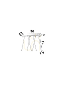 Luces Exclusivas NOVENCIO LE45465 hänglampa, 6 stavar, svart, LED 17 W 3000 K small 4
