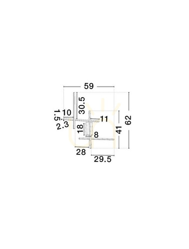 Kontrollera BILORTA vägglampa från Luces Exclusivas LE45469