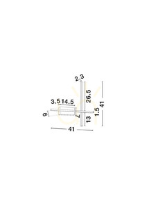 CATERVO Luces Exclusivas vägglampa LE45472 small 3