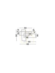 DENVERA vägglampa från Luces Exclusivas LE45477 small 1